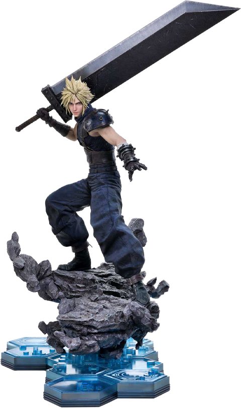 Final Fantasy Cloud Strife (Deluxe Version) Quarter Scale Statue  (Prototype Shown) View 11