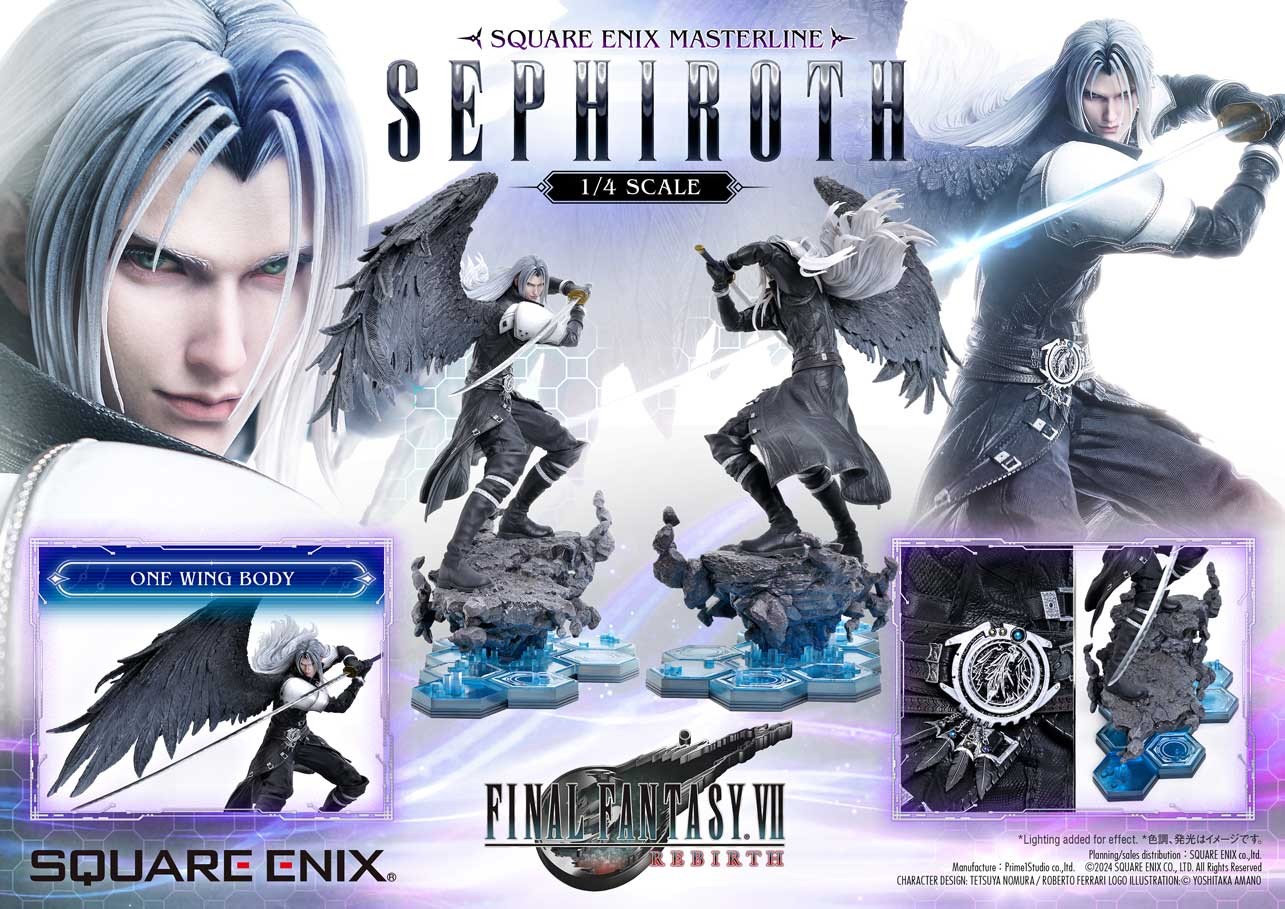 Final Fantasy Sephiroth Quarter Scale Statue  (Prototype Shown) View 10