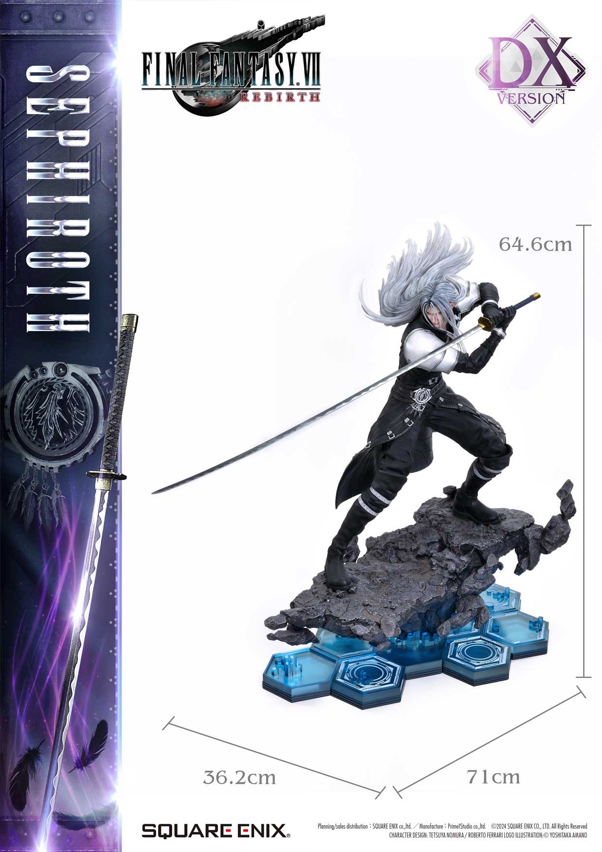 Final Fantasy Sephiroth (Deluxe Version) Quarter Scale Statue  (Prototype Shown) View 9
