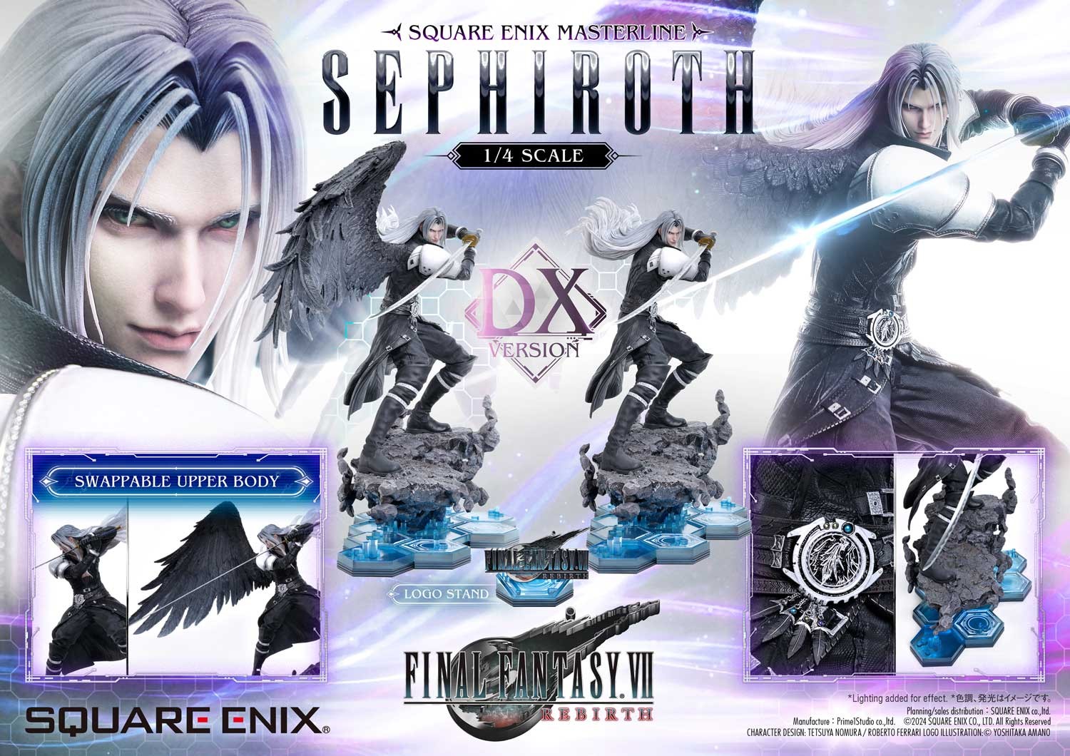 Final Fantasy Sephiroth (Deluxe Version) Quarter Scale Statue  (Prototype Shown) View 16