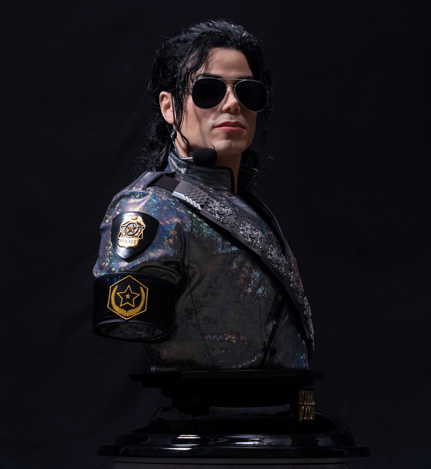 Michael Jackson Michael Jackson (Dangerous Tour) Life-Size Bust  (Prototype Shown) View 3