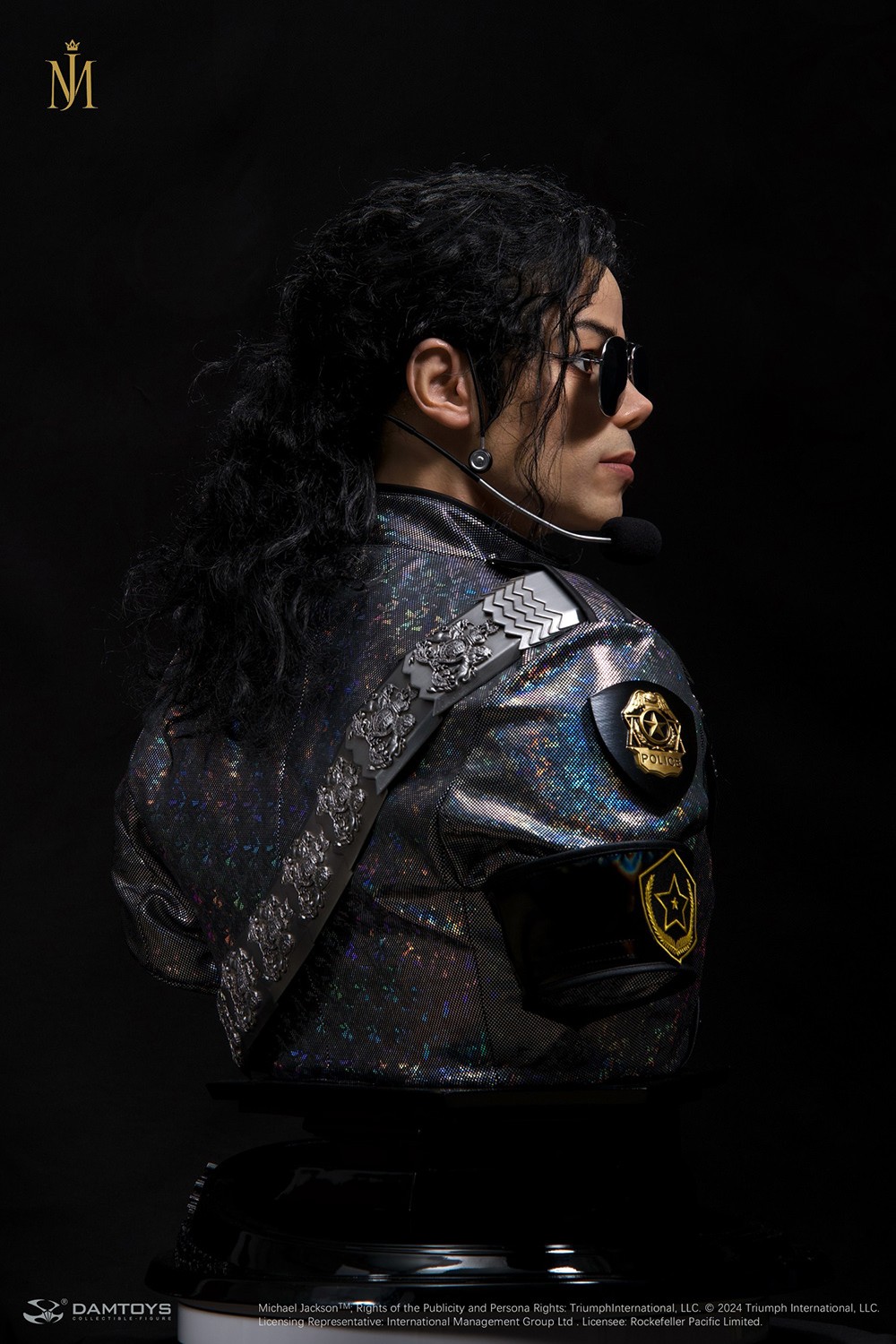 Michael Jackson Michael Jackson (Dangerous Tour) Life-Size Bust  (Prototype Shown) View 6