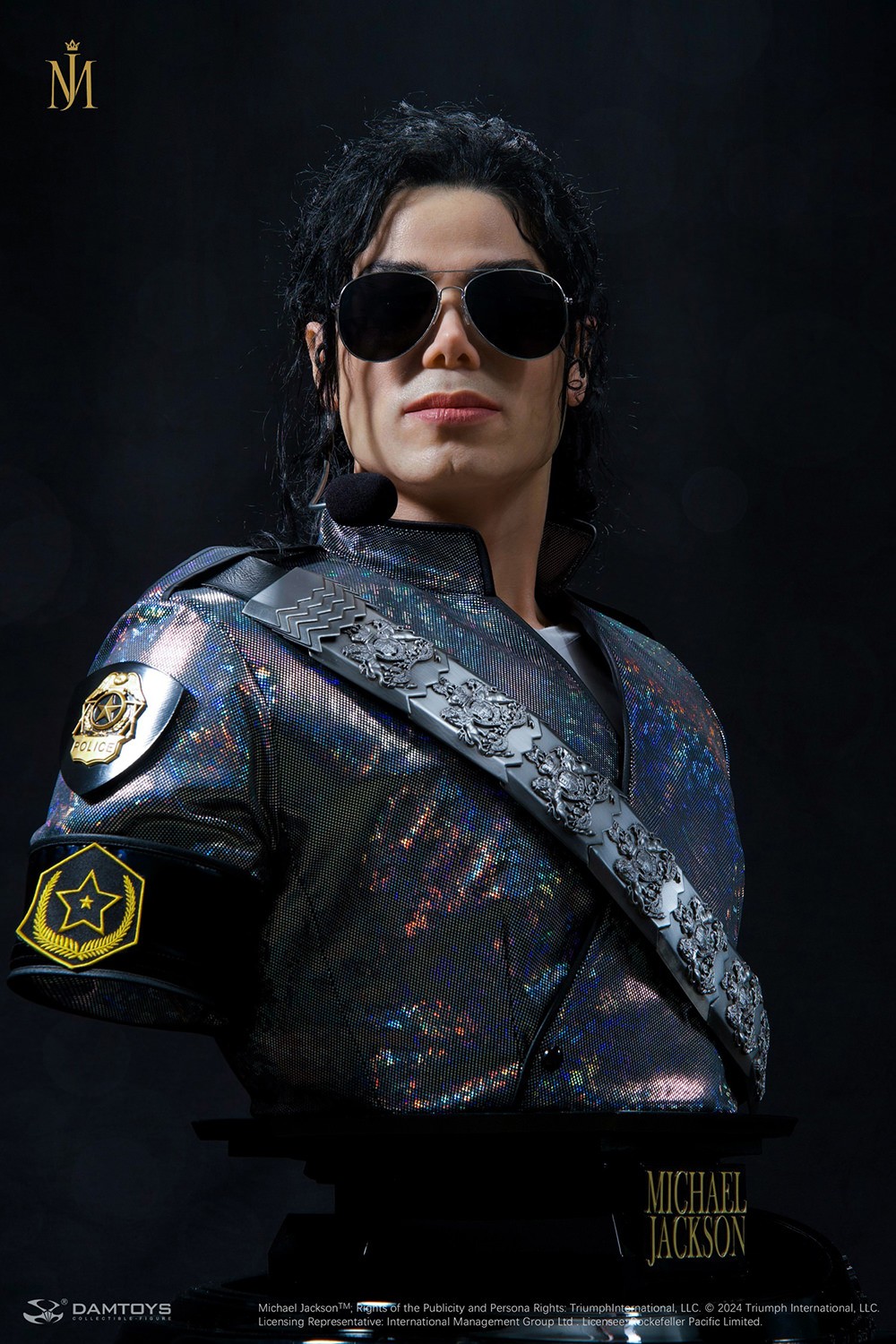 Michael Jackson Michael Jackson (Dangerous Tour) Life-Size Bust  (Prototype Shown) View 8