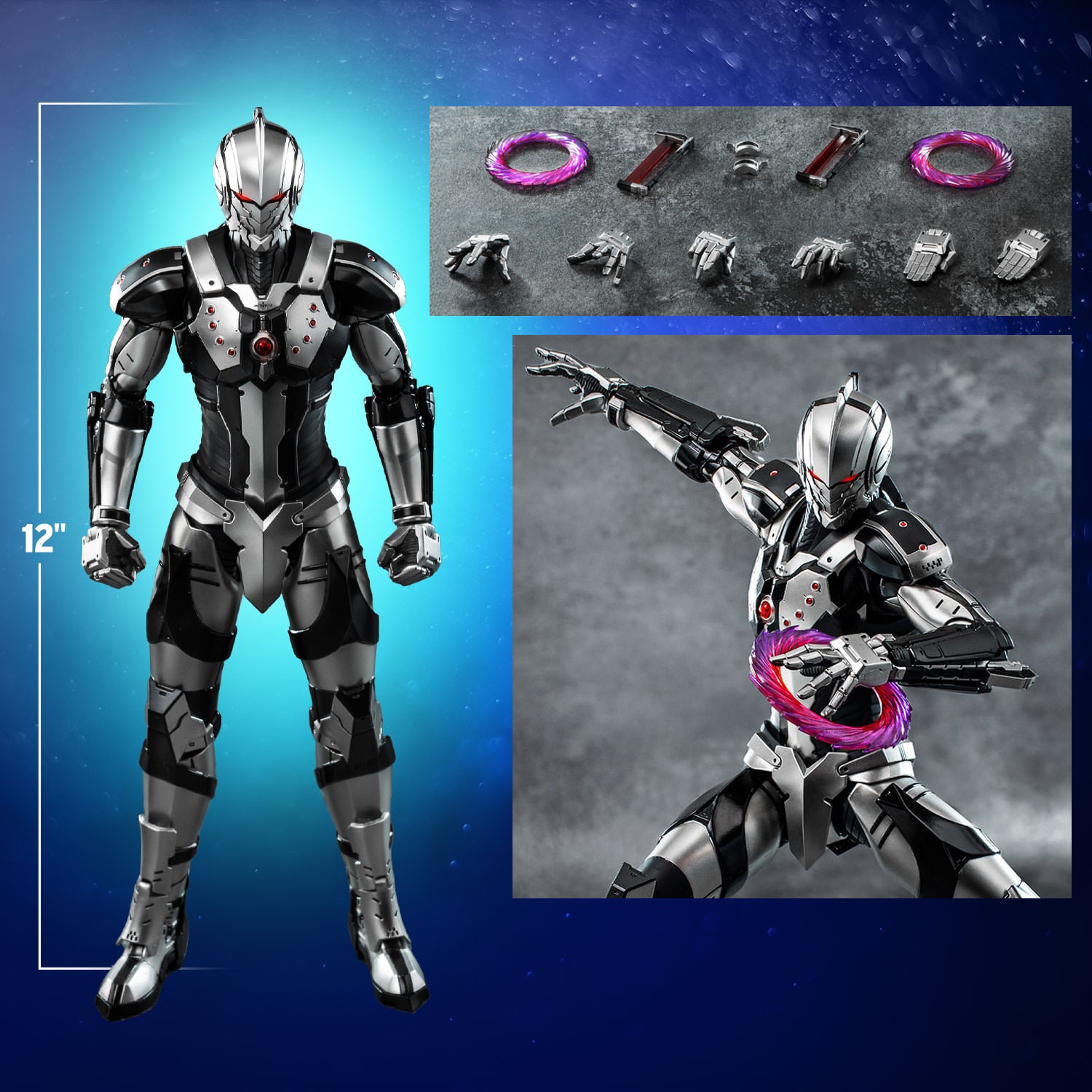 ACE SUIT Stealth Version Sixth Scale Collectible Figure by