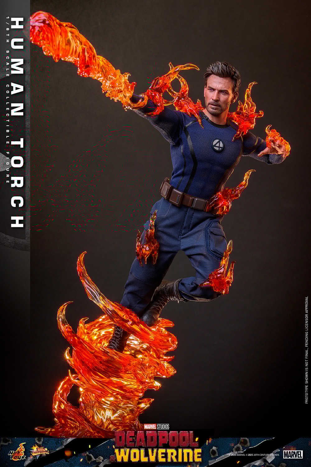 Human Torch Sixth Scale Figure by Hot Toys | Sideshow