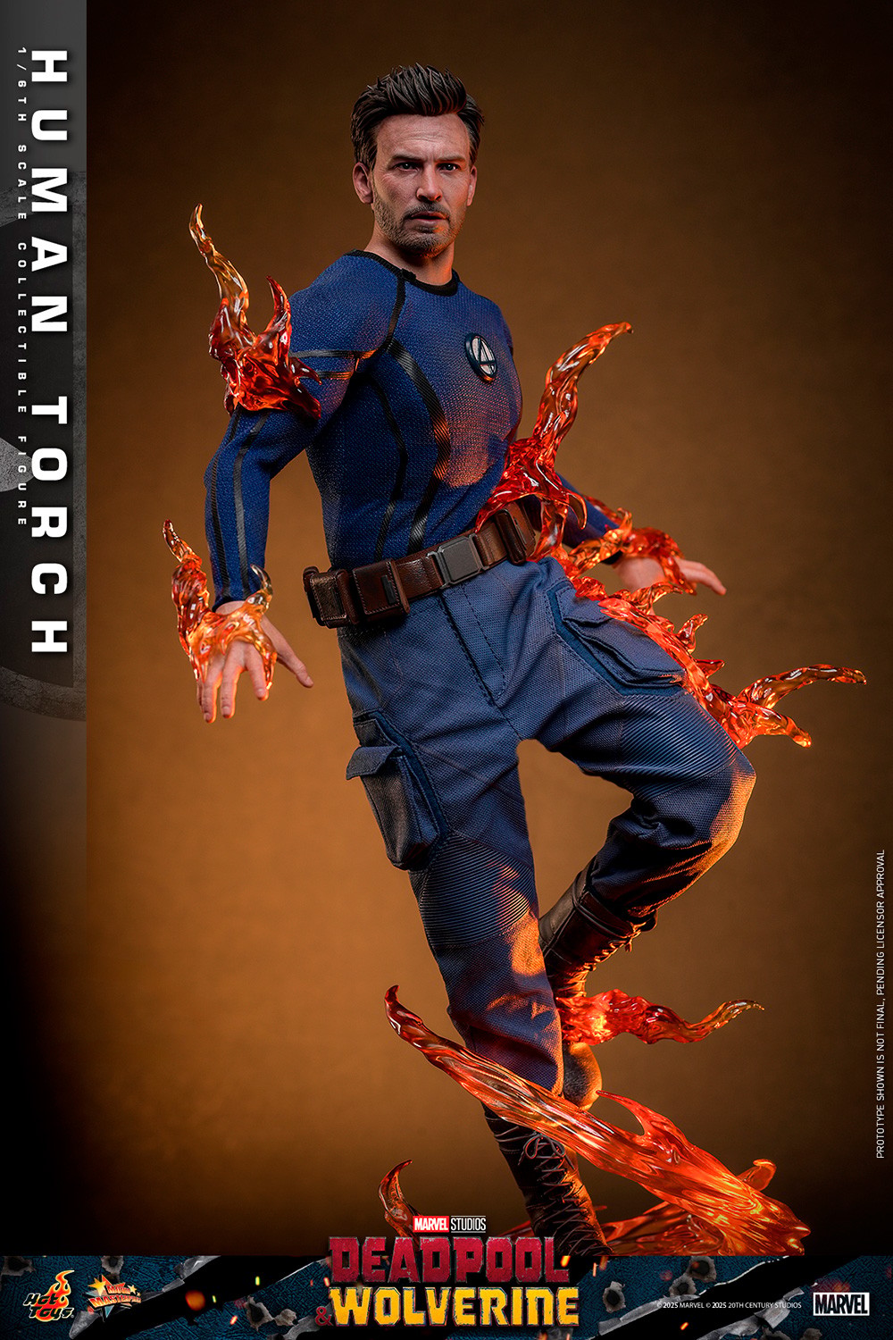 Marvel Human Torch Sixth Scale Figure  (Prototype Shown) View 6