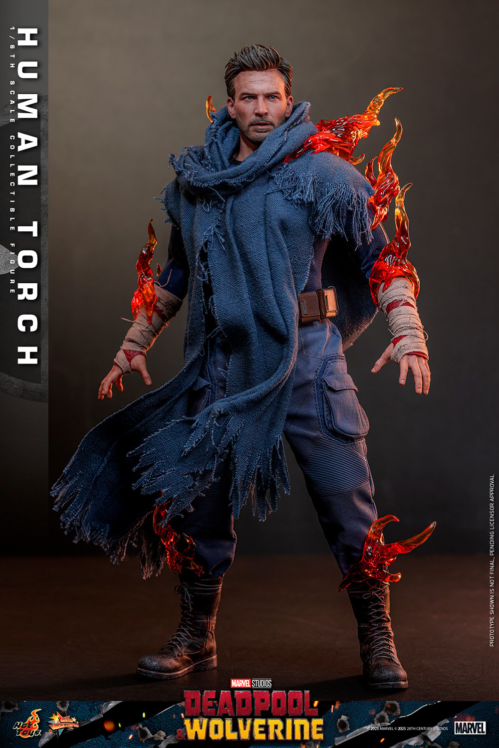 Marvel Human Torch Sixth Scale Figure  (Prototype Shown) View 7