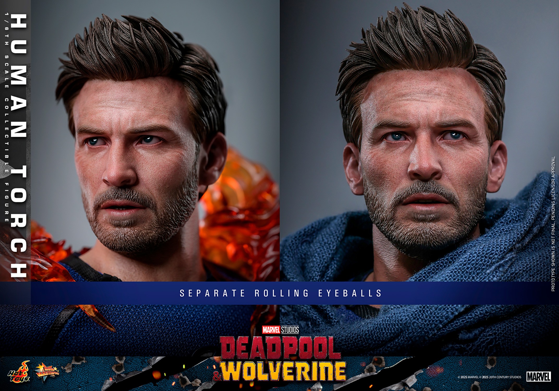 Marvel Human Torch Sixth Scale Figure  (Prototype Shown) View 17