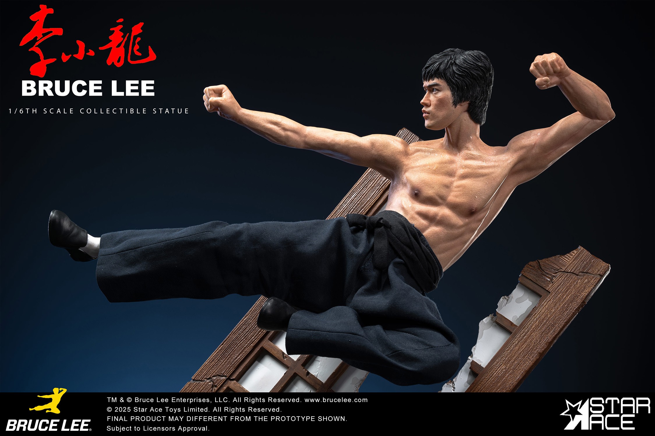 Bruce Lee Bruce Lee (Flying-Kick) Statues  (Prototype Shown) View 10