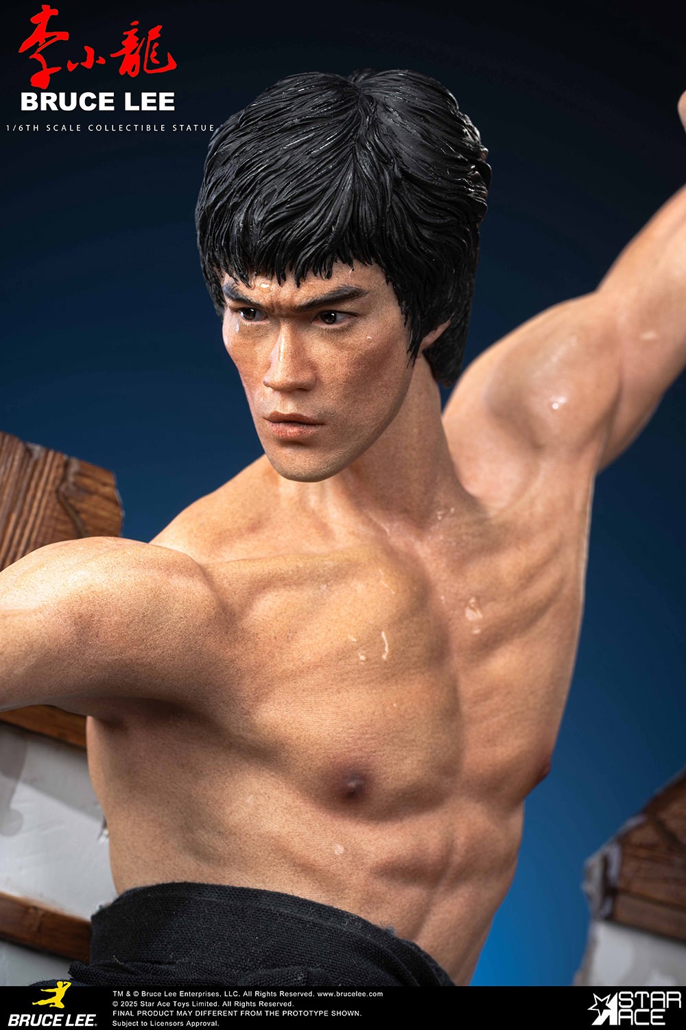 Bruce Lee (Flying-Kick) Statue by Star Ace Toys | Sideshow