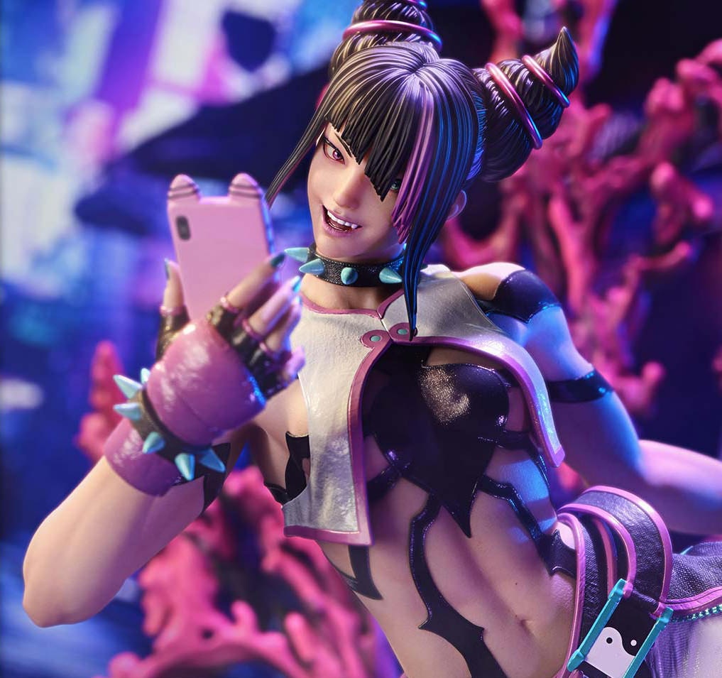 Street Fighter Juri (Ultimate Version) Quarter Scale Statue  (Prototype Shown) View 4