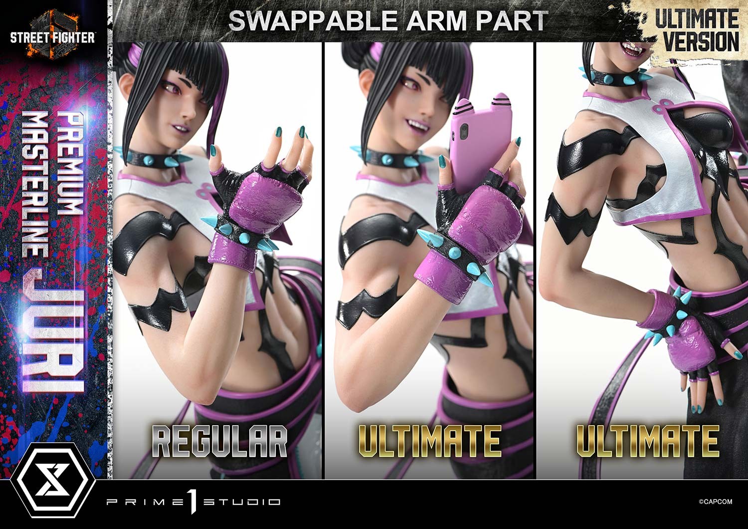 Street Fighter Juri (Ultimate Version) Quarter Scale Statue  (Prototype Shown) View 7