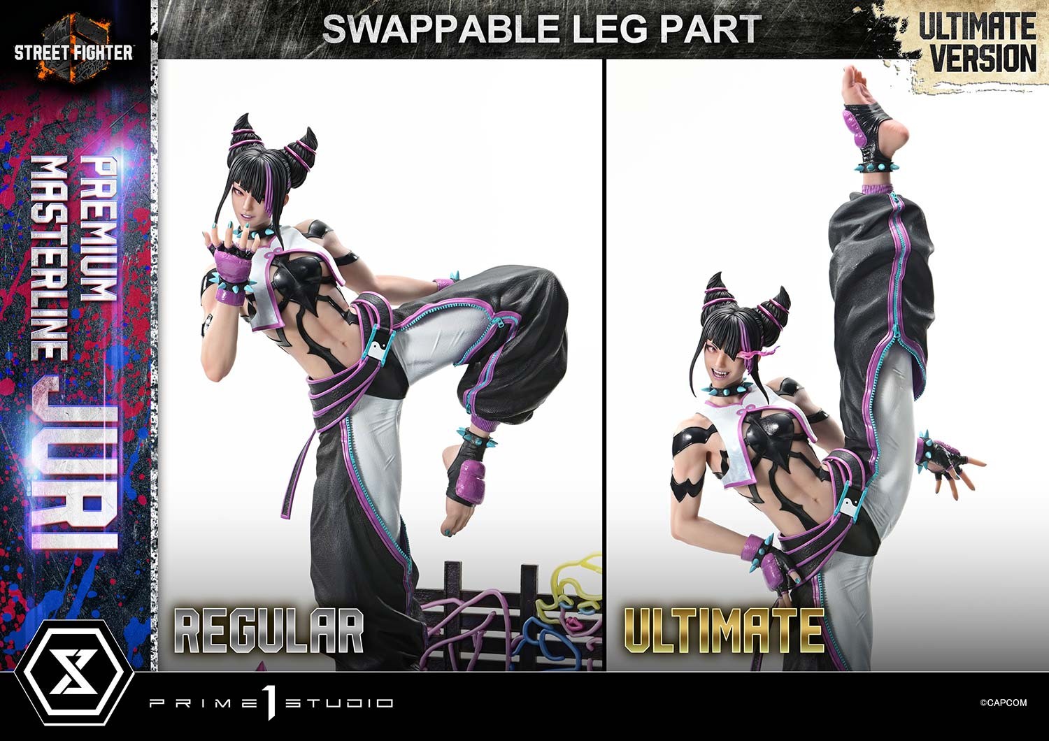 Street Fighter Juri (Ultimate Version) Quarter Scale Statue  (Prototype Shown) View 8