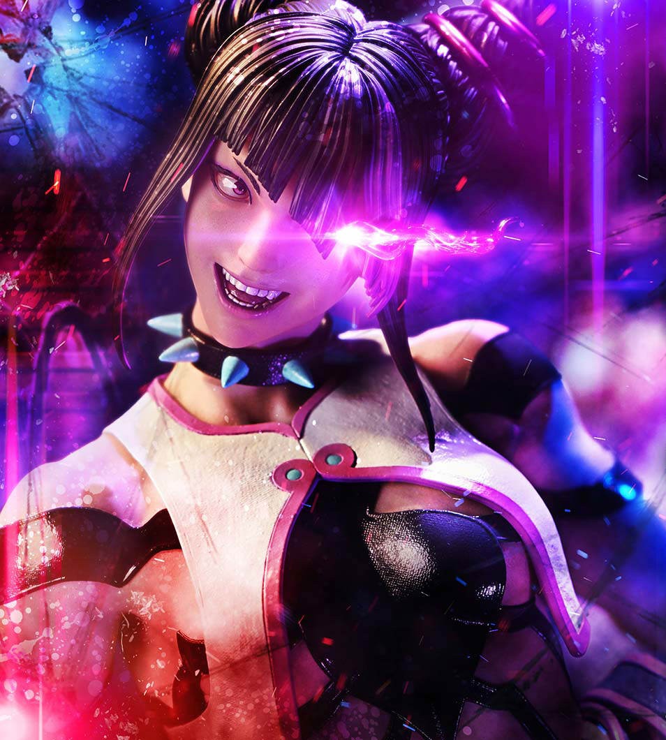 Street Fighter Juri (Ultimate Bonus Version) Quarter Scale Statue  (Prototype Shown) View 1
