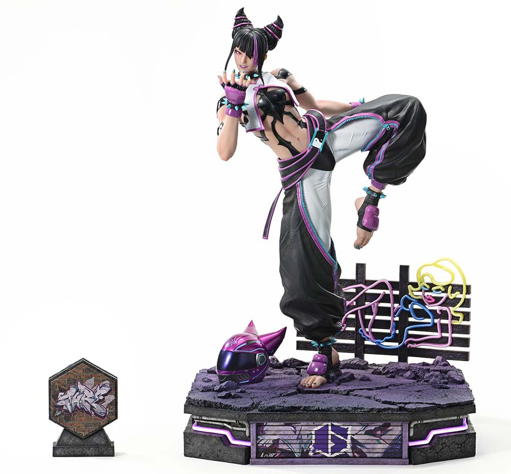 Street Fighter Juri (Ultimate Bonus Version) Quarter Scale Statue  (Prototype Shown) View 5