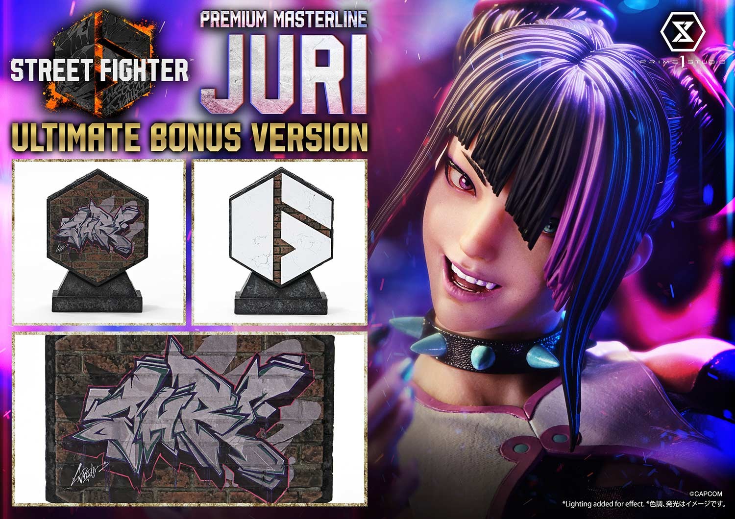 Street Fighter Juri (Ultimate Bonus Version) Quarter Scale Statue  (Prototype Shown) View 6