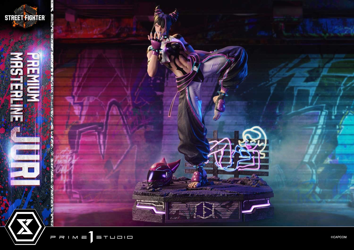 Street Fighter Juri (Ultimate Bonus Version) Quarter Scale Statue  (Prototype Shown) View 8