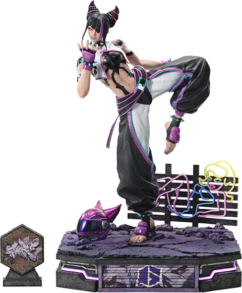 Street Fighter Juri (Ultimate Bonus Version) Quarter Scale Statue  (Prototype Shown) View 9