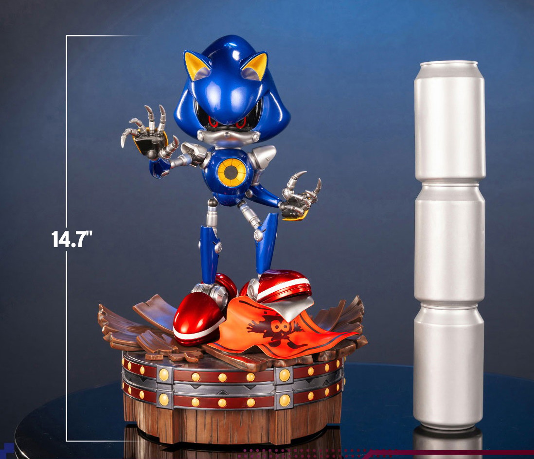 Sonic the Hedgehog Metal Sonic Statues  (Prototype Shown) View 2