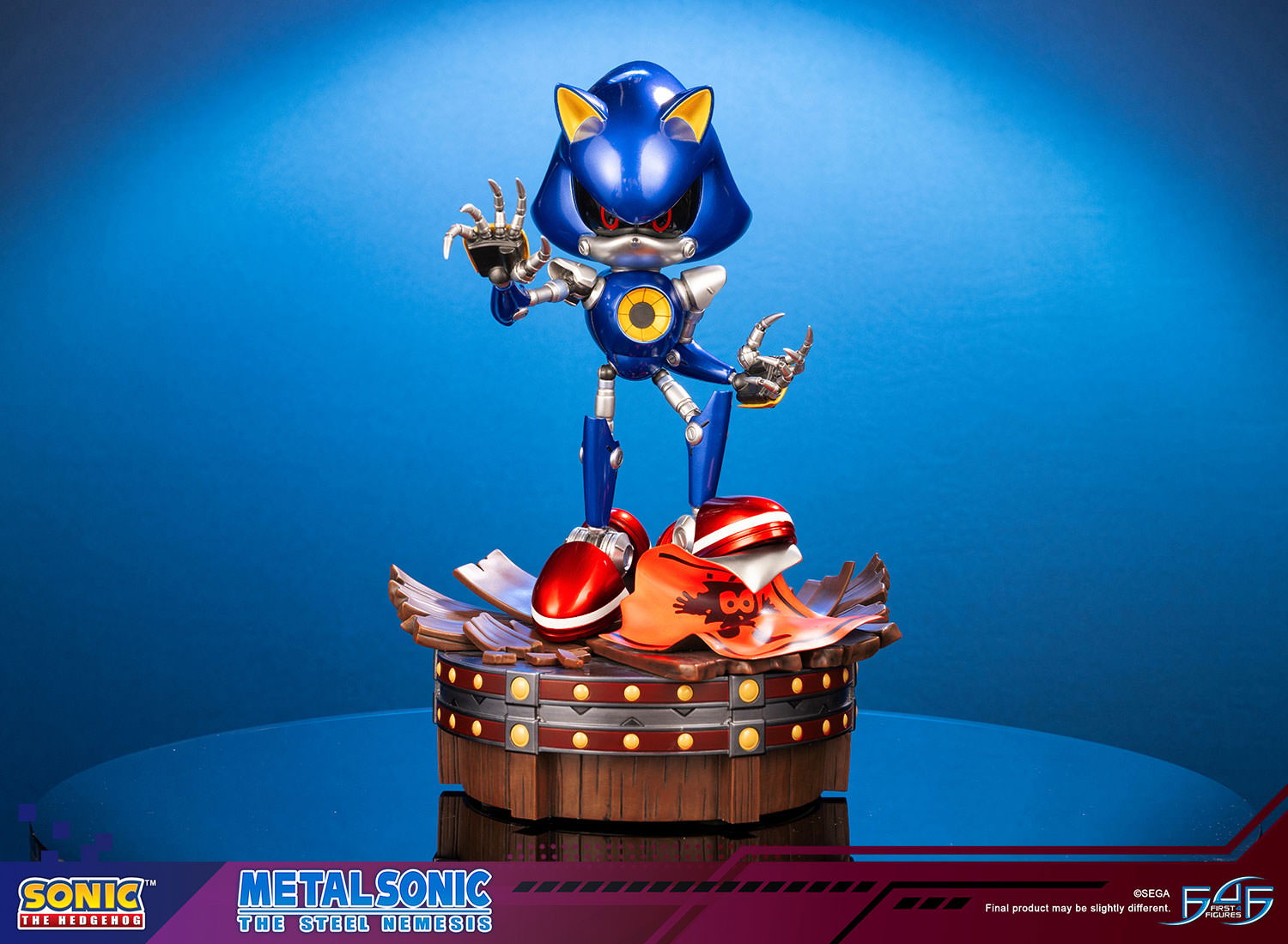 Sonic the Hedgehog Metal Sonic Statues  (Prototype Shown) View 12