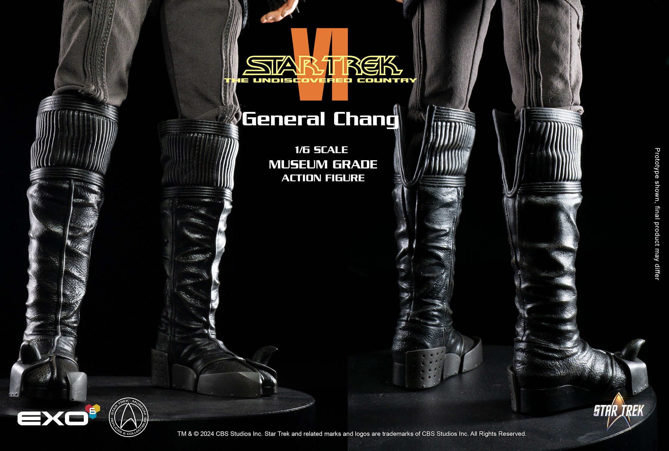 Star Trek General Chang Sixth Scale Figure  (Prototype Shown) View 10