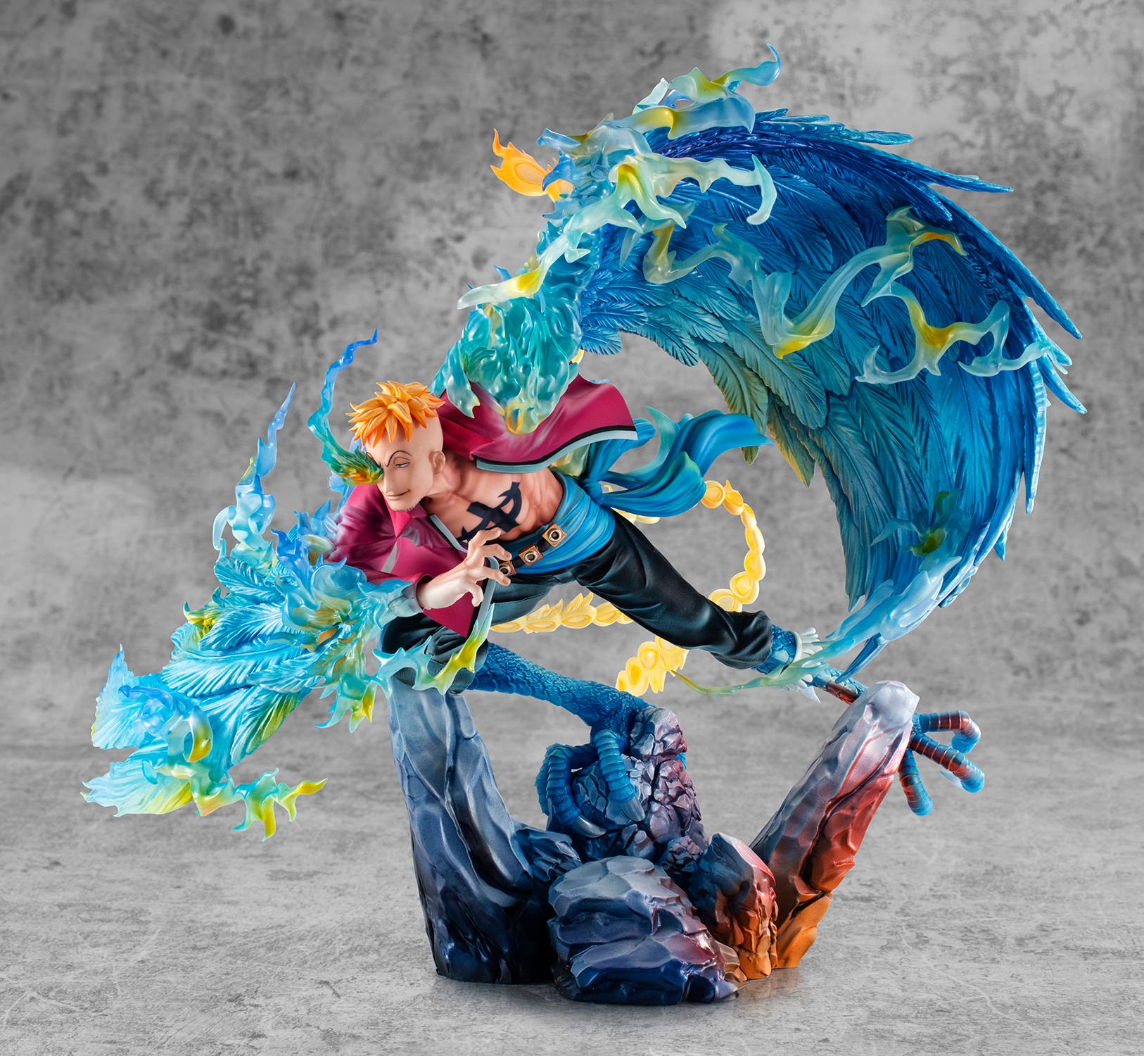 One Piece Marco the Phoenix (Leader of the 1st Group of Whitebeard Pirates Version) Collectible Figure  (Prototype Shown) View 1