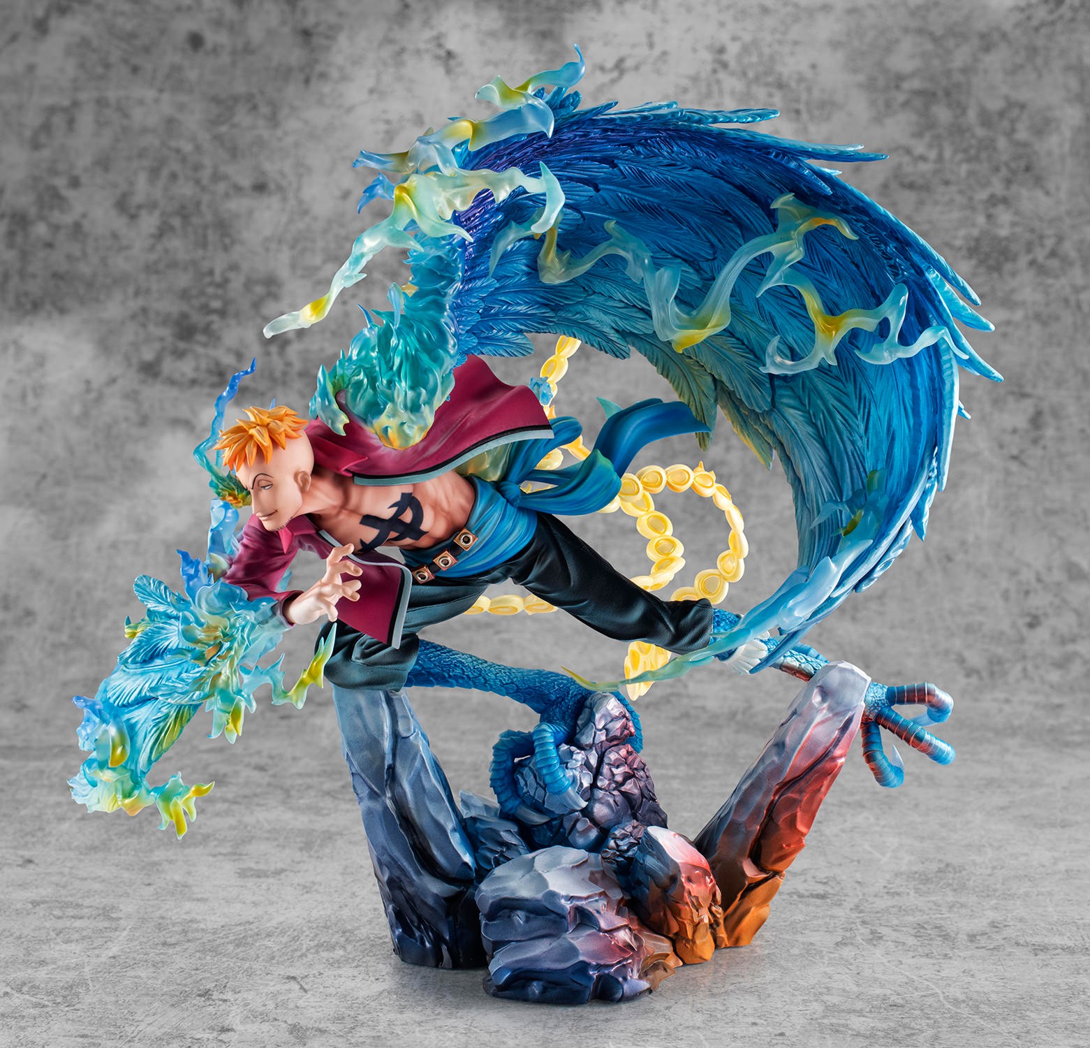 One Piece Marco the Phoenix (Leader of the 1st Group of Whitebeard Pirates Version) Collectible Figure  (Prototype Shown) View 7