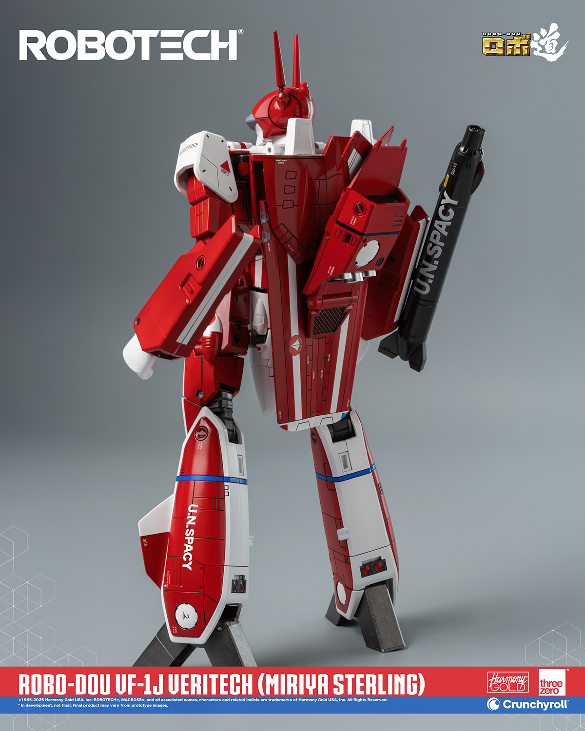 Robotech ROBO-DOU ROBOTECH VF-1J Veritech (Miriya Sterling) Action Figure  (Prototype Shown) View 8