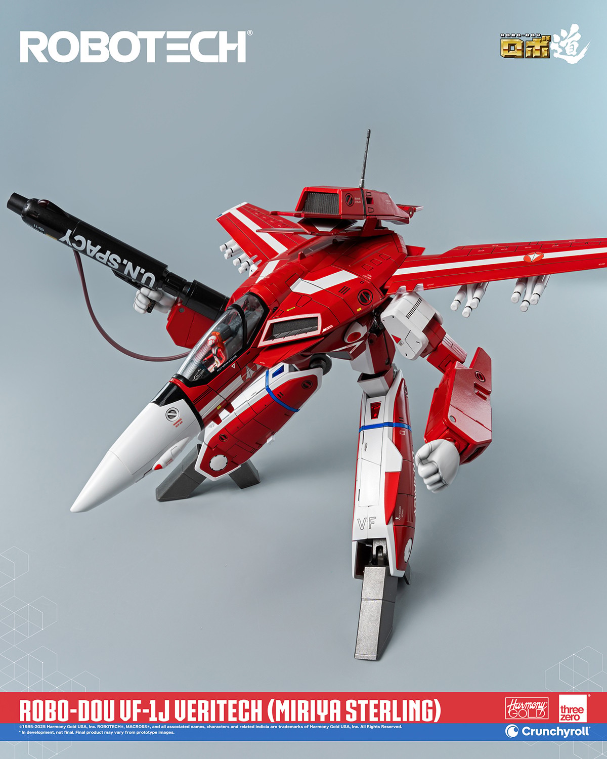 Robotech ROBO-DOU ROBOTECH VF-1J Veritech (Miriya Sterling) Action Figure  (Prototype Shown) View 10