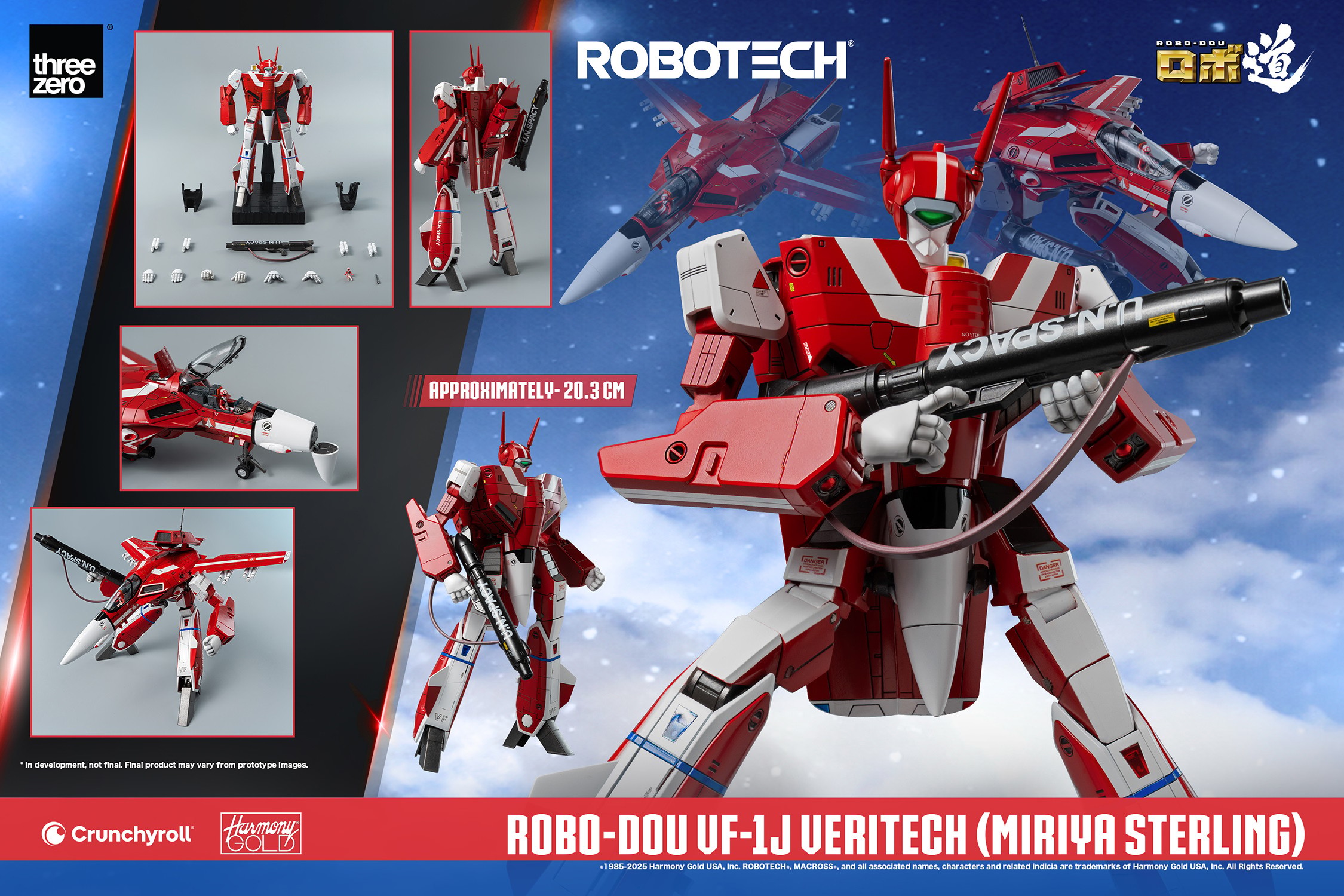 ROBO-DOU VF-1J Veritech (Miriya Sterling) Action Figure by