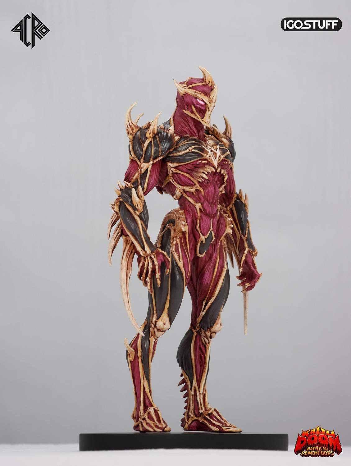 KAIJU DOOM Hero Demon Vinyl Statue  (Prototype Shown) View 14