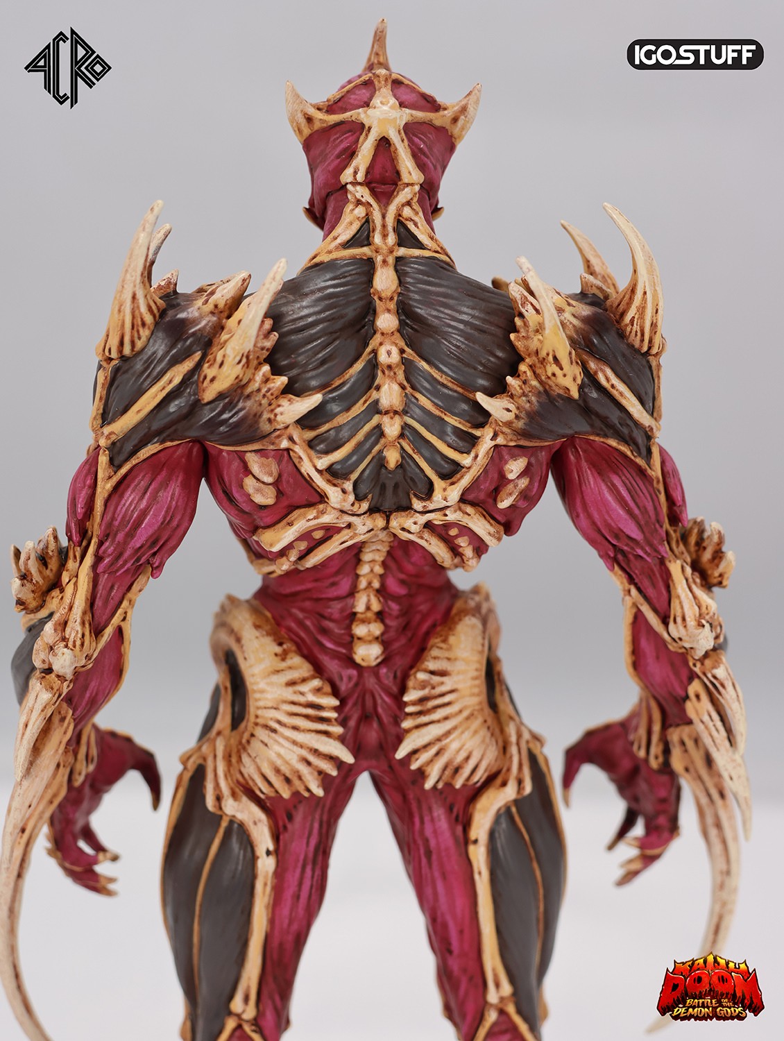 KAIJU DOOM Hero Demon Vinyl Statue  (Prototype Shown) View 15
