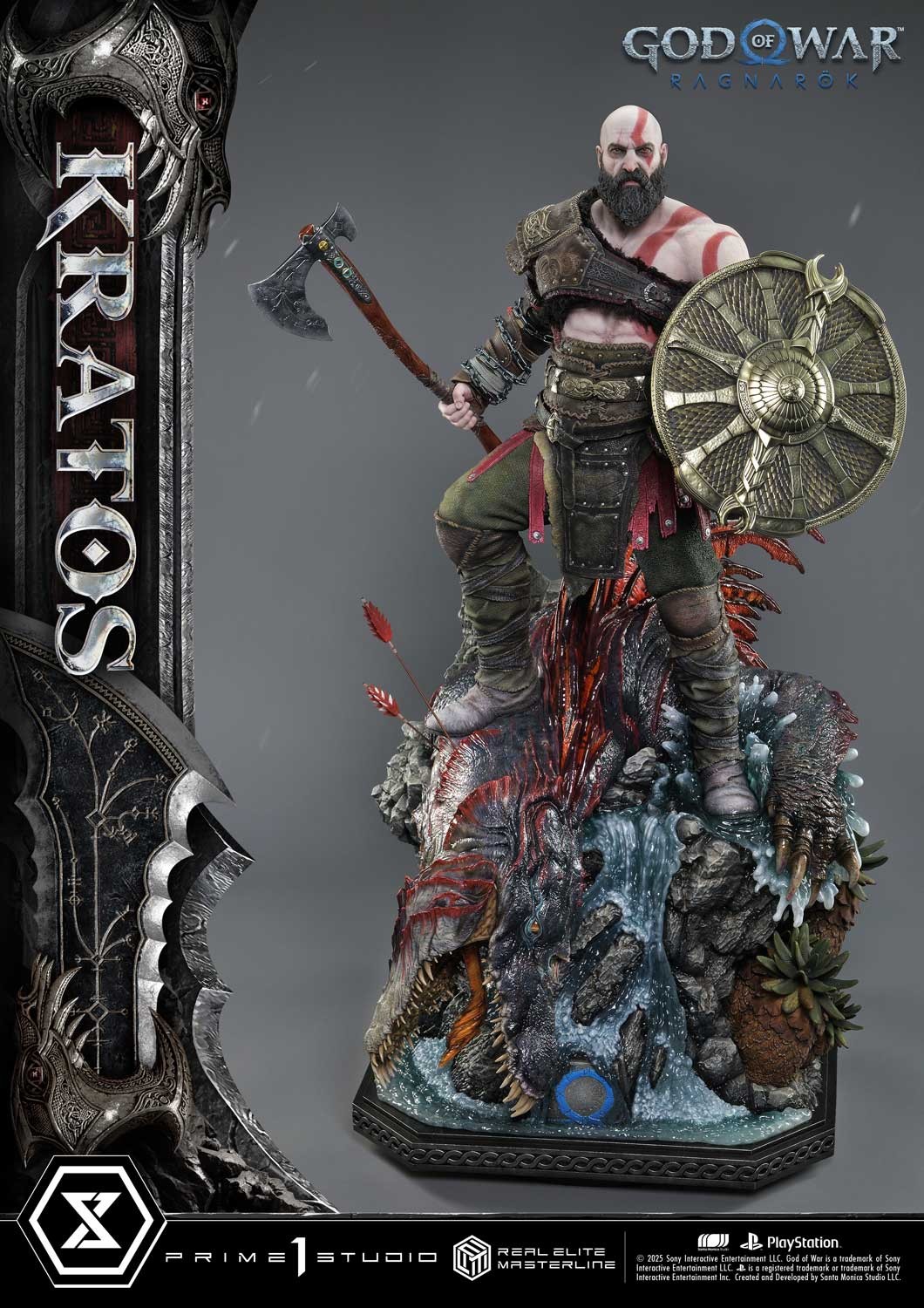God of War Kratos 1:3 Scale Statue  (Prototype Shown) View 8