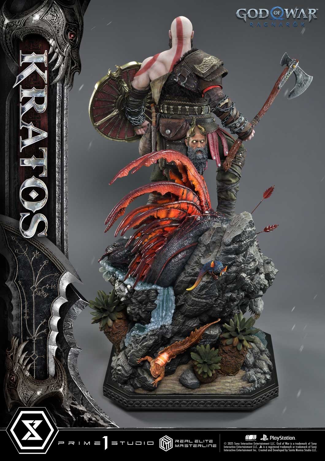 God of War Kratos 1:3 Scale Statue  (Prototype Shown) View 11