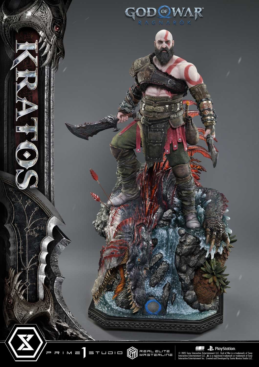 God of War Kratos 1:3 Scale Statue  (Prototype Shown) View 12