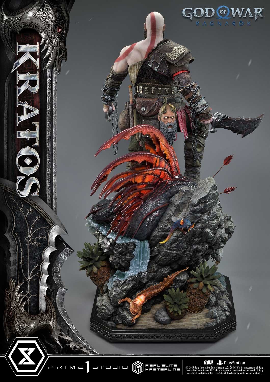 God of War Kratos 1:3 Scale Statue  (Prototype Shown) View 13