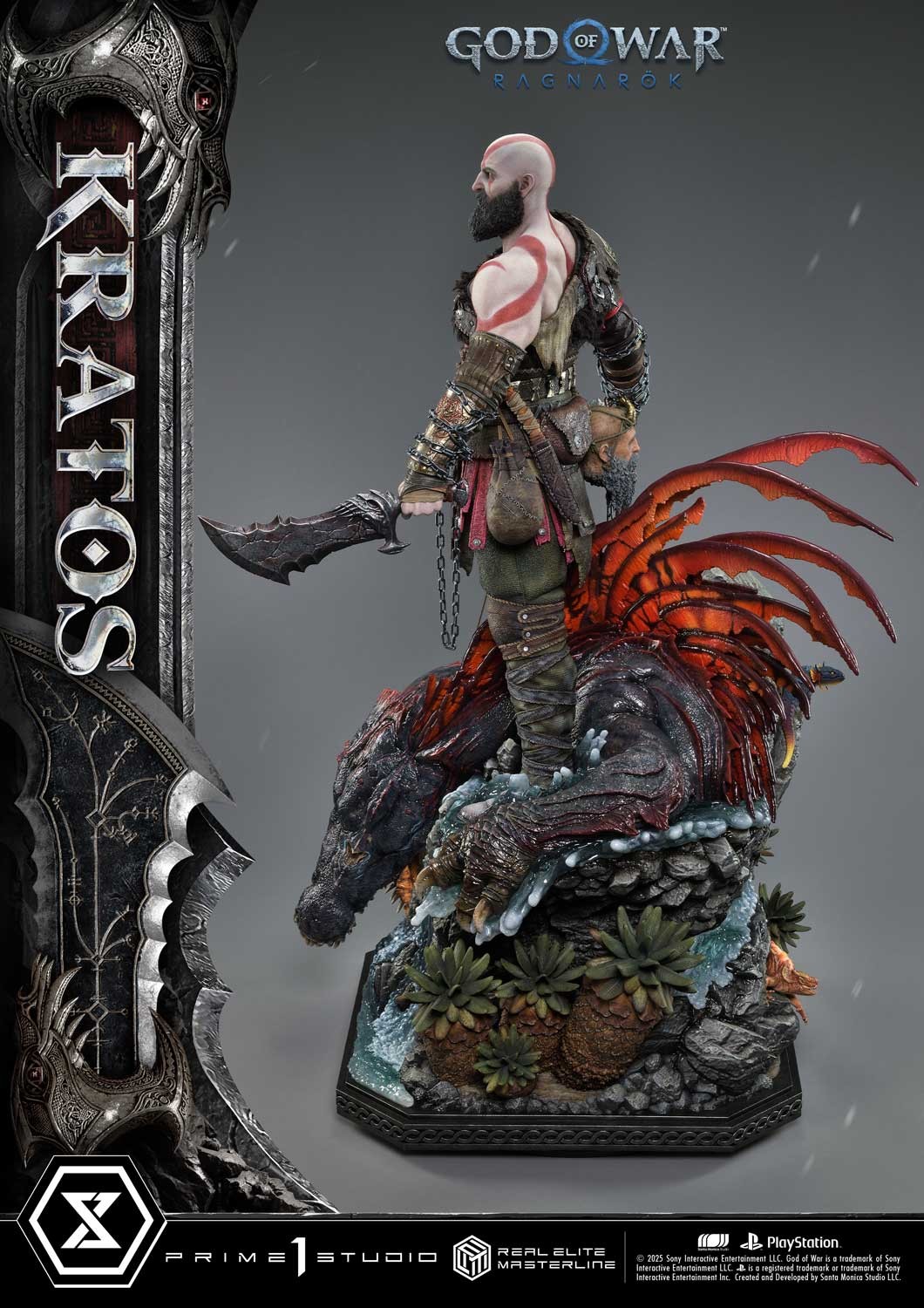 God of War Kratos 1:3 Scale Statue  (Prototype Shown) View 14