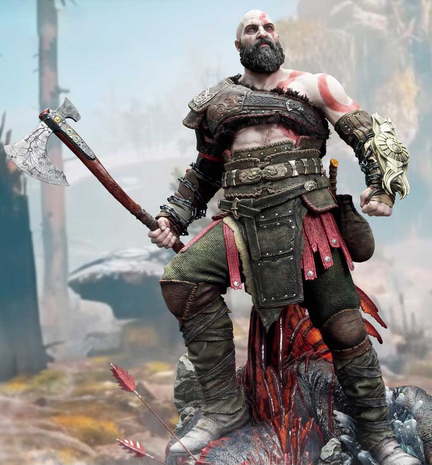 God of War Kratos (Ultimate Version) 1:3 Scale Statue  (Prototype Shown) View 5