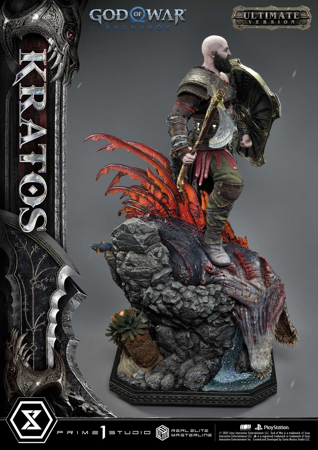 God of War Kratos (Ultimate Version) 1:3 Scale Statue  (Prototype Shown) View 8