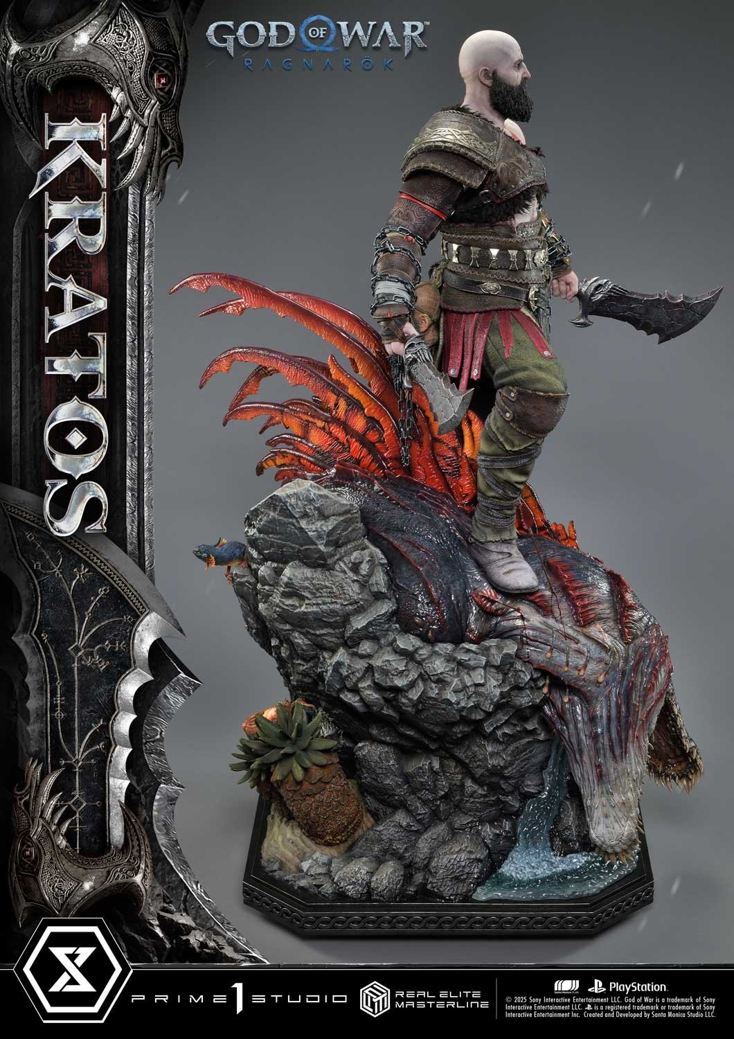God of War Kratos (Ultimate Version) 1:3 Scale Statue  (Prototype Shown) View 17
