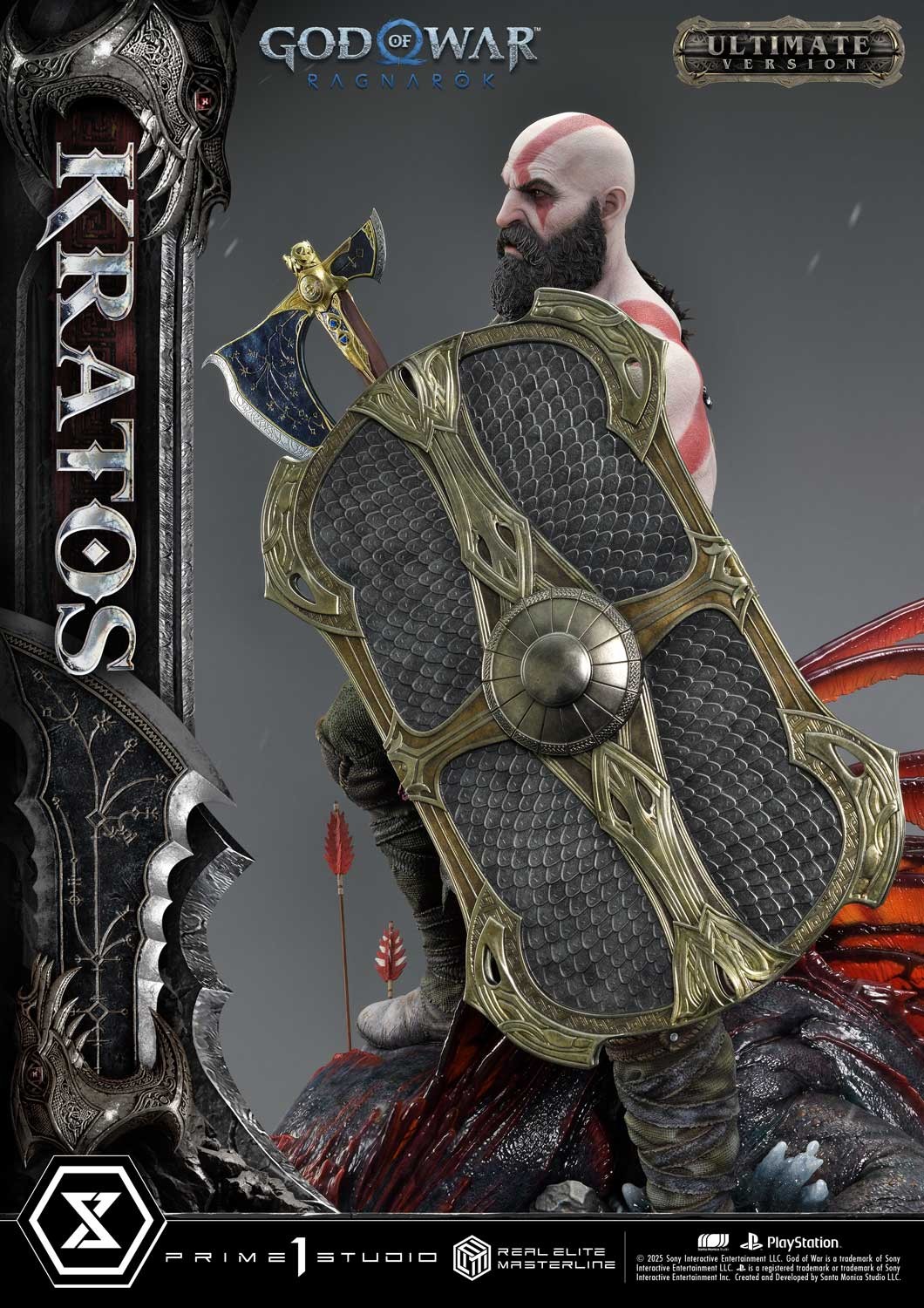 God of War Kratos (Ultimate Version) 1:3 Scale Statue  (Prototype Shown) View 22