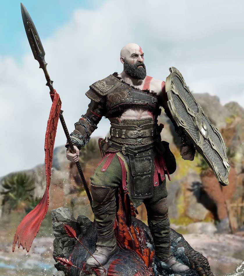 God of War Kratos (Ultimate Bonus Version) 1:3 Scale Statue  (Prototype Shown) View 1