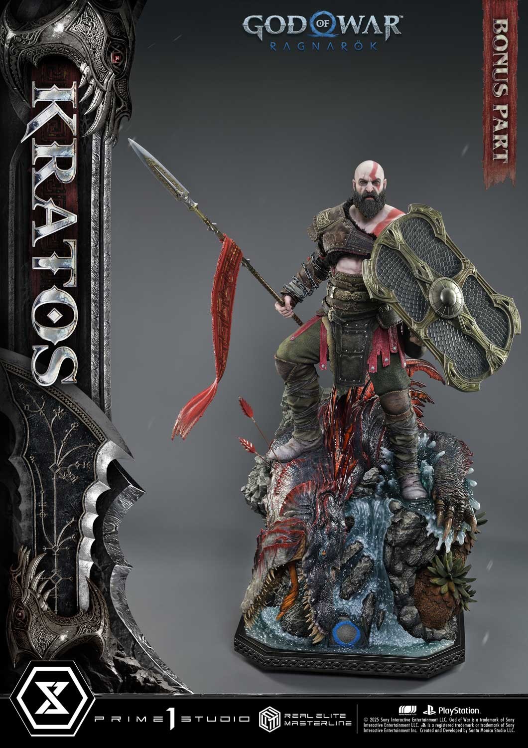 God of War Kratos (Ultimate Bonus Version) 1:3 Scale Statue  (Prototype Shown) View 6