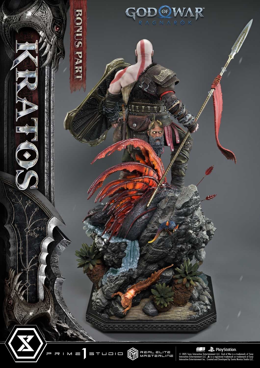 God of War Kratos (Ultimate Bonus Version) 1:3 Scale Statue  (Prototype Shown) View 9