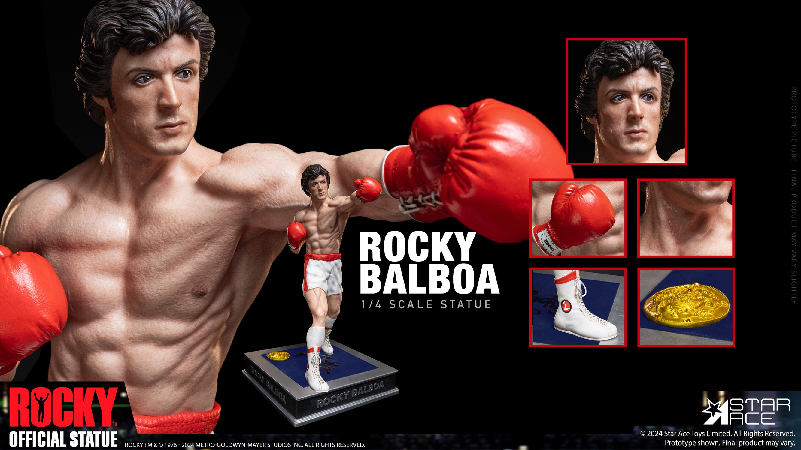 Rocky Rocky Balboa (Epic Fight) Statues  (Prototype Shown) View 10