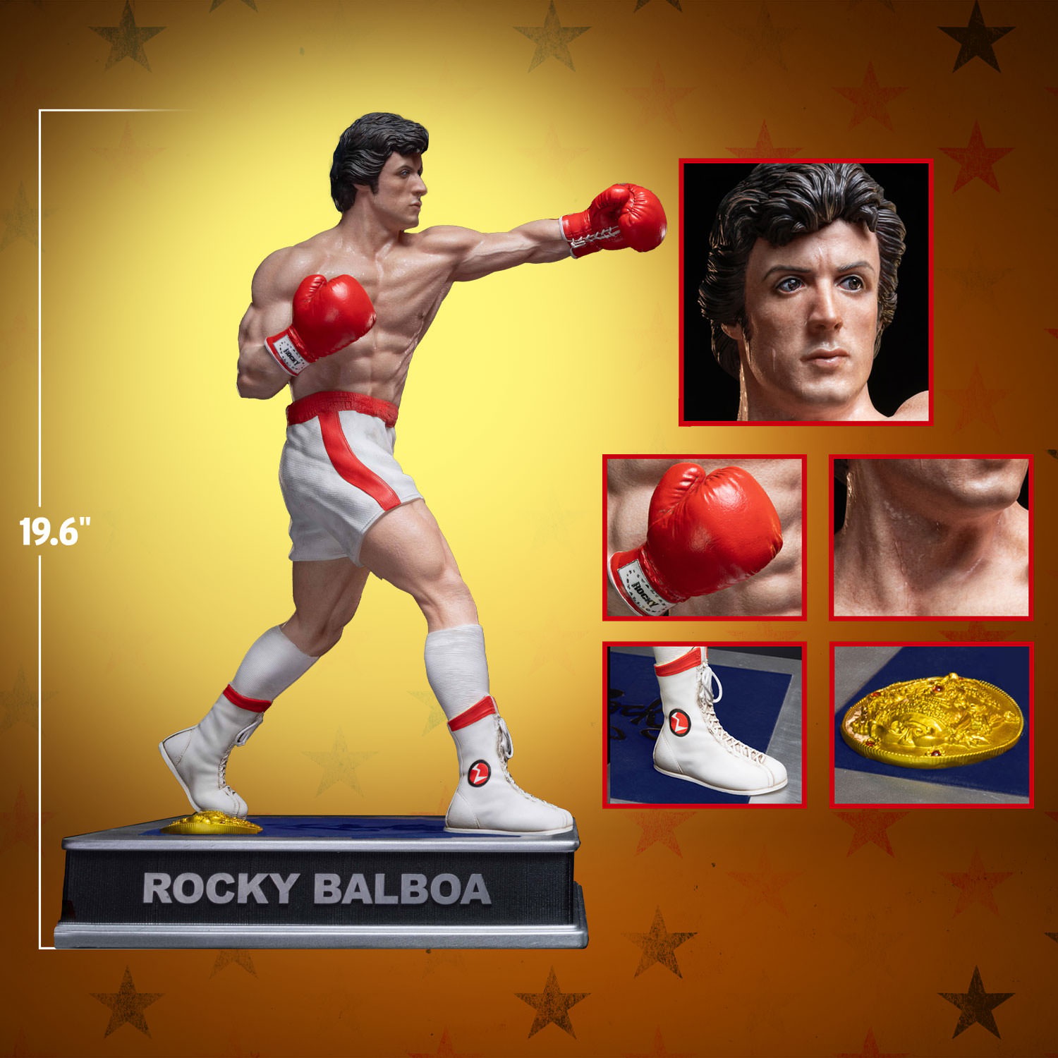 Rocky Rocky Balboa (Epic Fight) Statues  (Prototype Shown) View 2