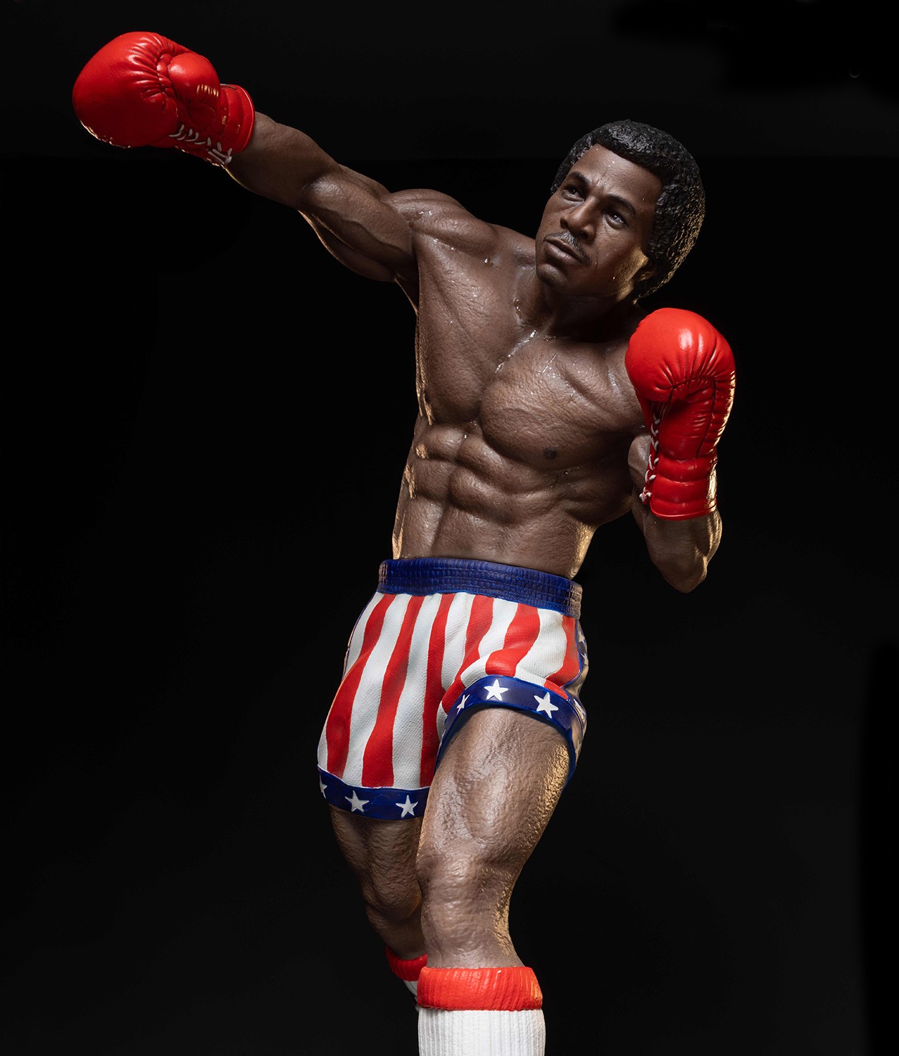 Rocky Apollo Creed (Epic Fight) Statues  (Prototype Shown) View 3