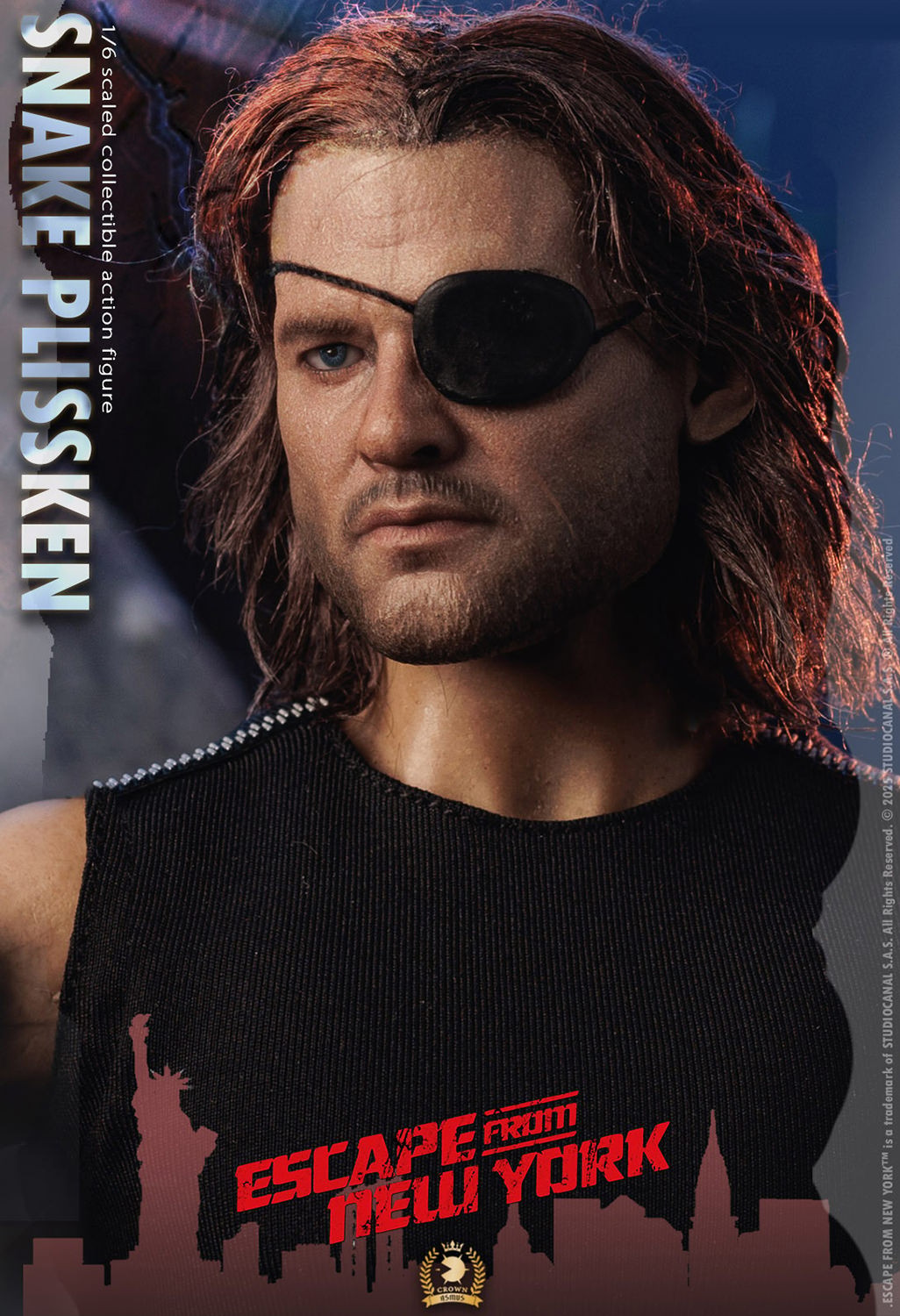 Escape from New York Snake Plissken (Real Hair Version) Sixth Scale Figure  Collector Edition (Prototype Shown) View 10