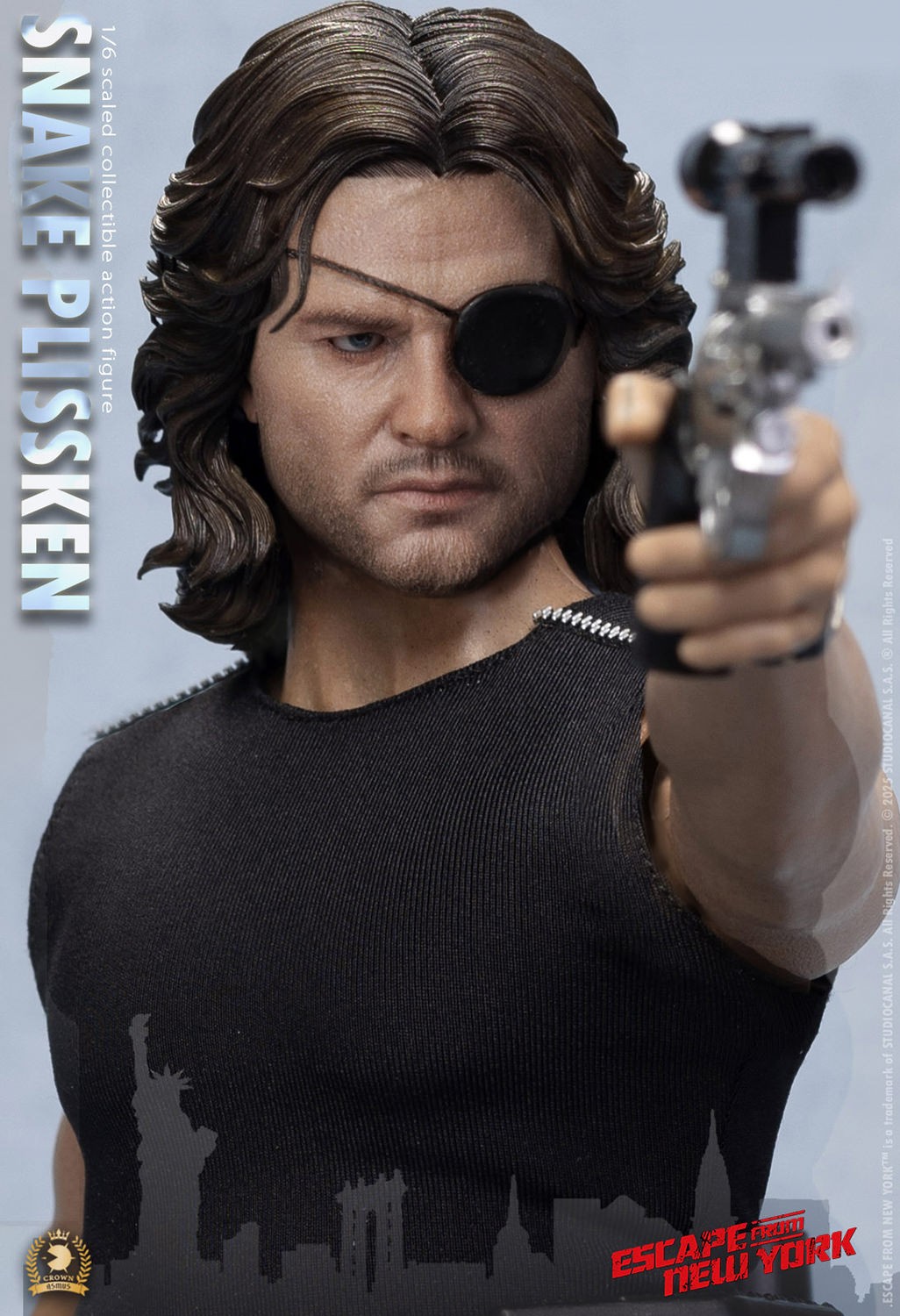 Escape from New York Snake Plissken (Sculpted Hair Version) Sixth Scale Figure  (Prototype Shown) View 9