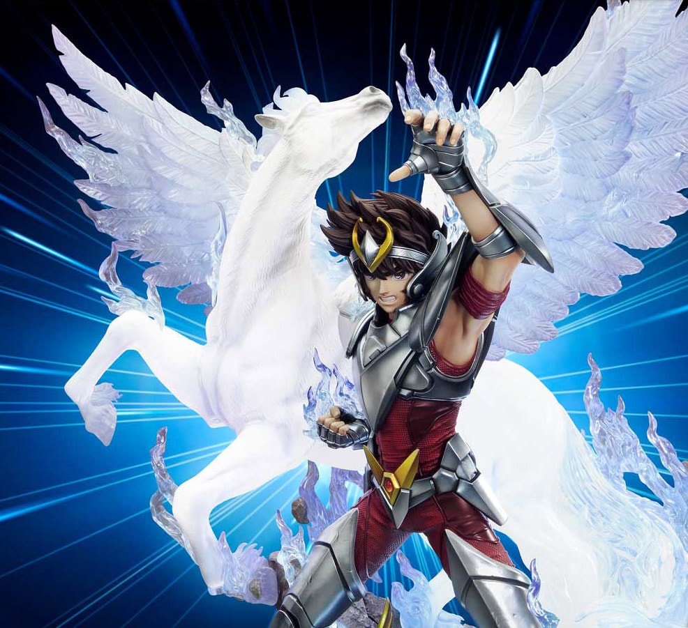 Saint Seiya Pegasus Seiya "Final Bronze Cloth" Quarter Scale Statue  (Prototype Shown) View 3